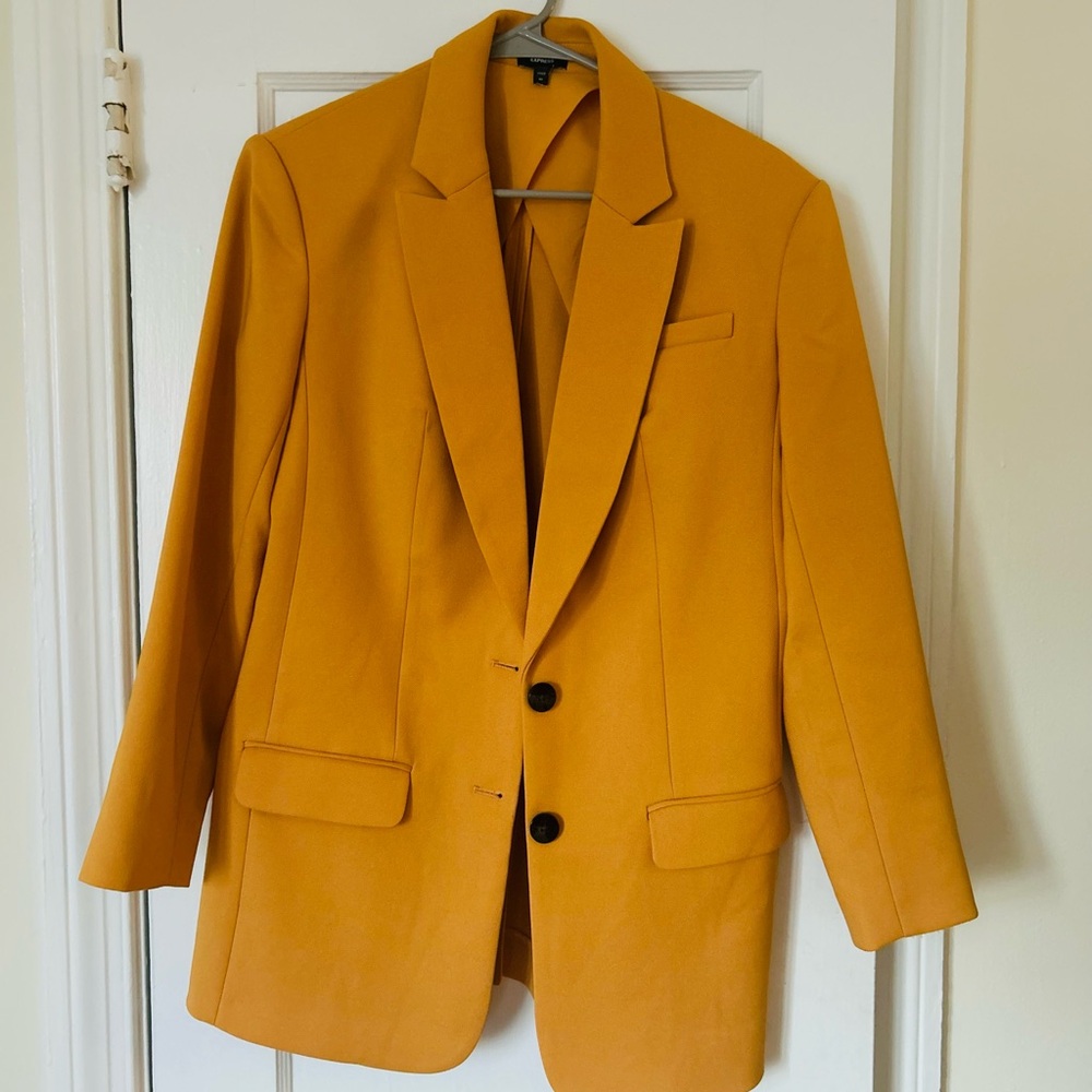 HP! x2 ✨ Express Mustard Yellow Blazer